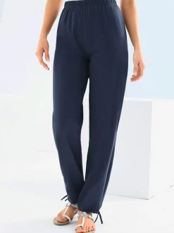 Pantalon large en coton