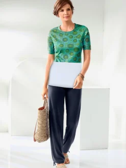 Pantalon large en coton