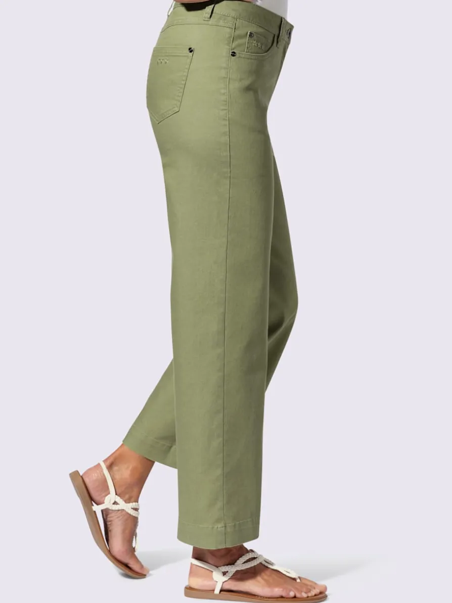 Pantalon large qualité coton doux sur la peau