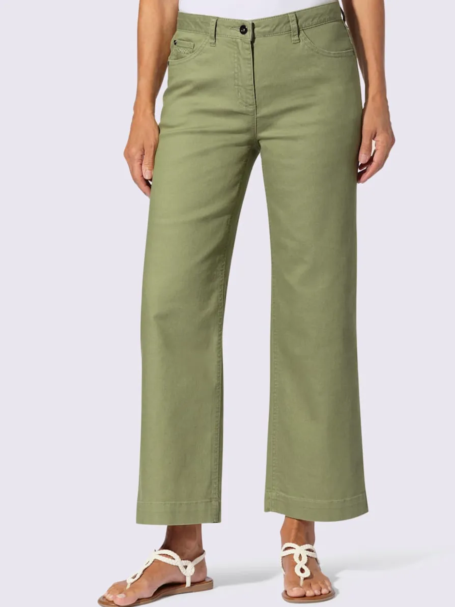 Pantalon large qualité coton doux sur la peau