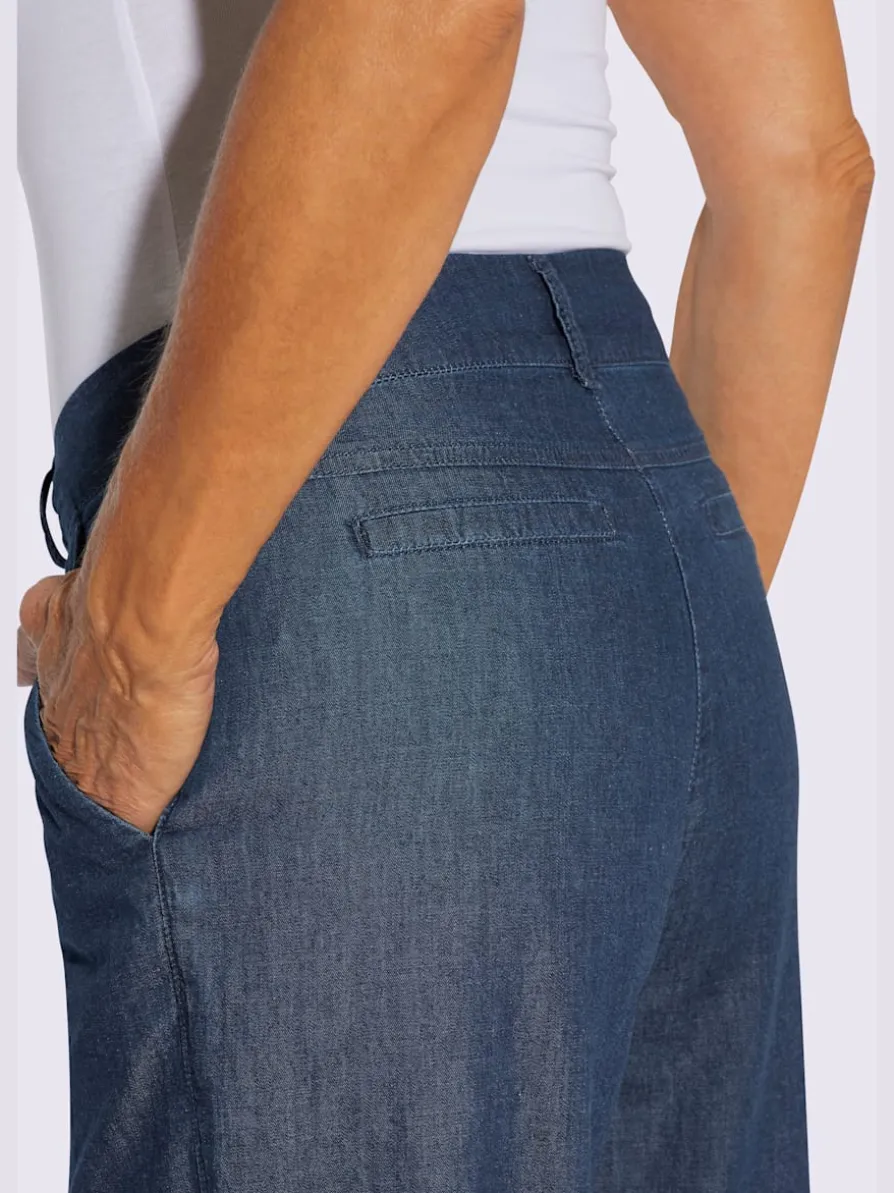 Pantalon large qualité jean légère et estivale