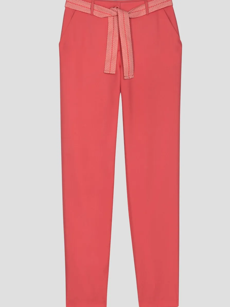 Pantalon livrée avec la ceinture à nouer