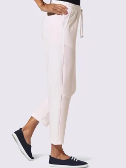 Pantalon sweat ceinture élastique, coulisse et lien à nouer