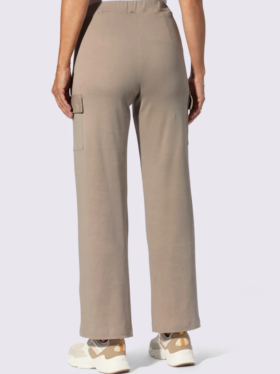Pantalon sweat poches cargo plaquées