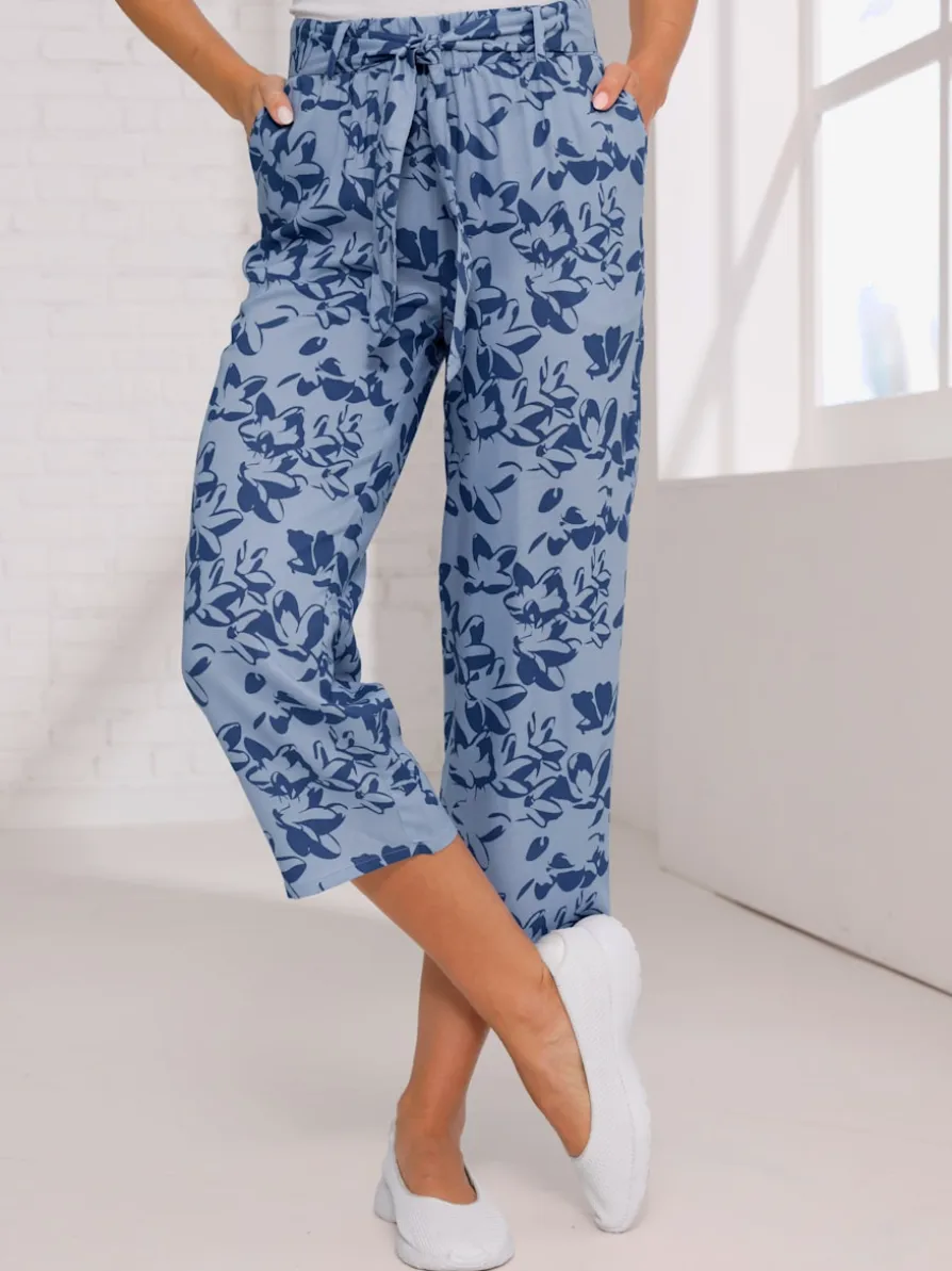 Pantalon 7/8 100% viscose