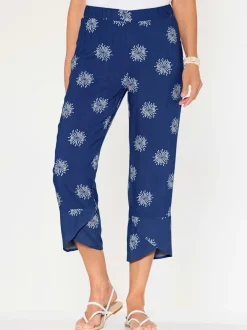 Pantalon 7/8 viscose douce et fluide