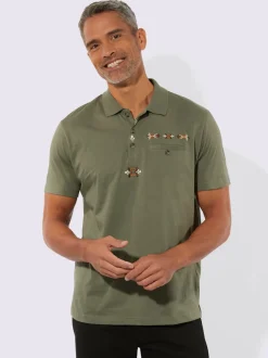 Polo avec broderie country