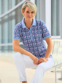 Polo détails contrastés