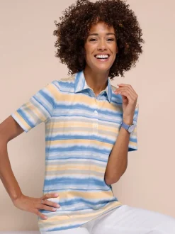 Polo joli motif à rayures