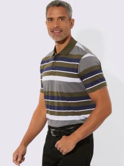 Polo joli motif à rayures