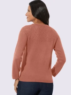 Pull ajouré avec motif ajouré