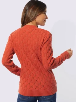 Pull ajouré motif ajouré intégral