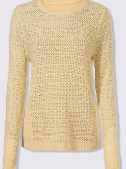 Pull ajouré motif ajouré léger