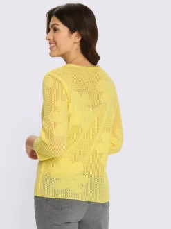 Pull ajouré motif ajouré léger
