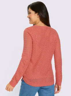 Pull ajouré motif ajouré léger