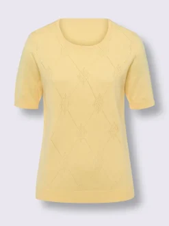 Pull ajouré motif ajouré transparent discret