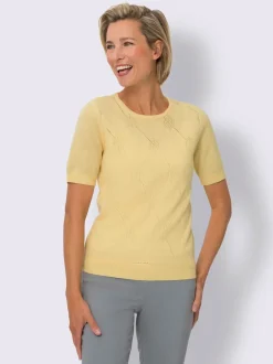 Pull ajouré motif ajouré transparent discret