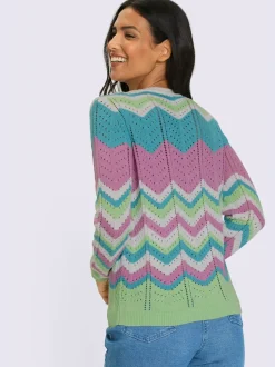 Pull ajouré pur coton