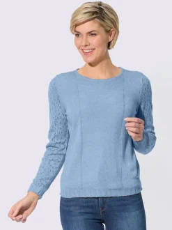 Pull ajouré qualité bouclé légère