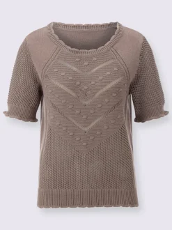 Pull ajouré superbe motif ajouré