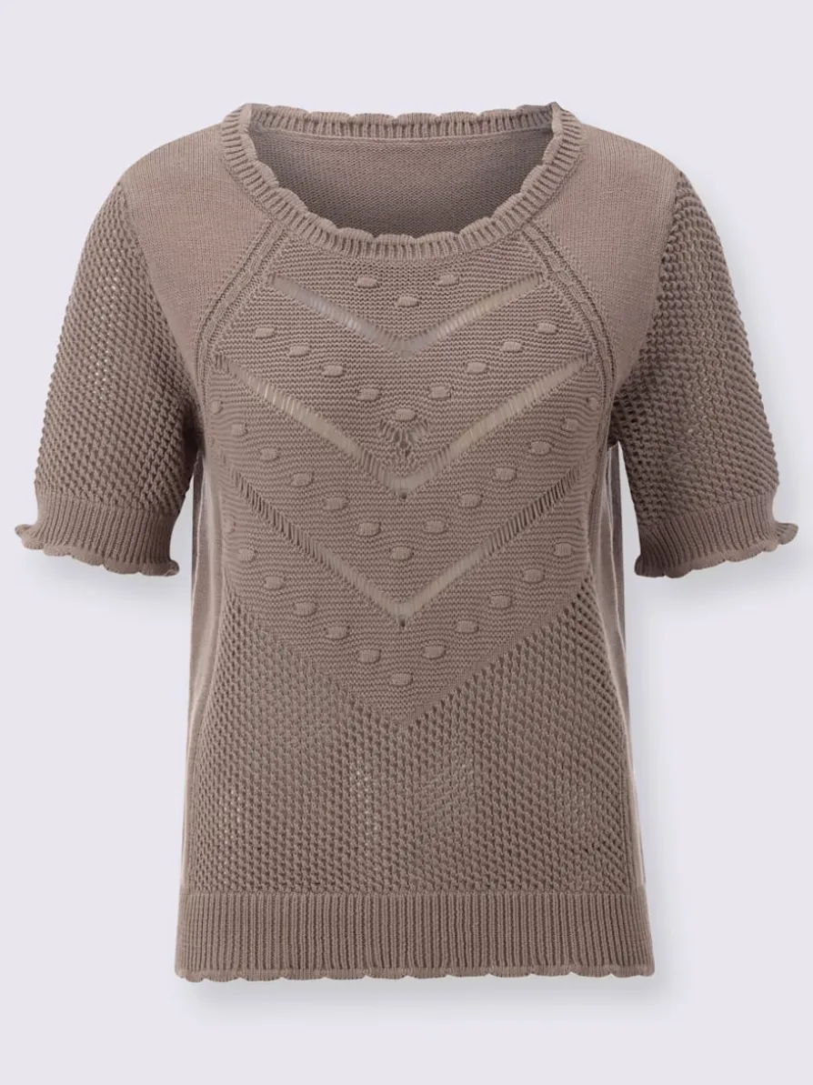Pull ajouré superbe motif ajouré