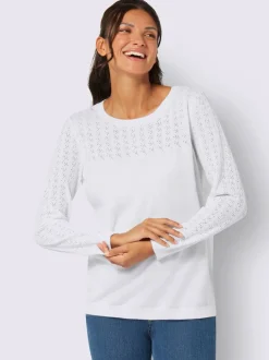 Pull ajouré superbe motif ajouré