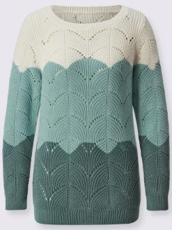 Pull ajouré tricot ajouré