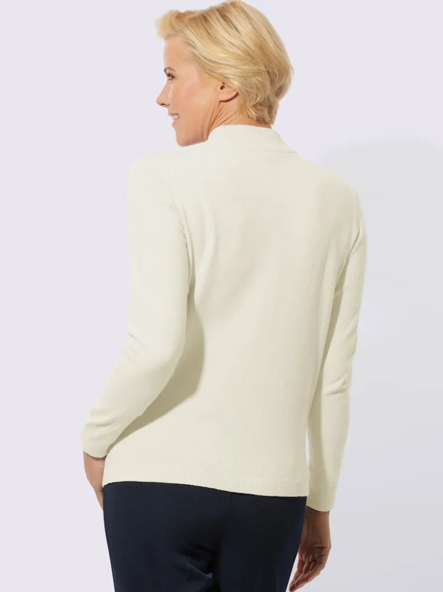 Pull à col montant 50% viscose (ecovero)