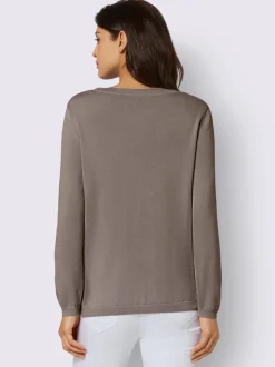 Pull à encolure en v 100% coton pima