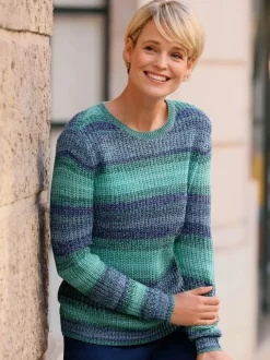 Pull encolure ronde tricot