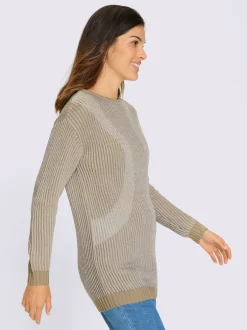 Pull long 2% fils métallisés