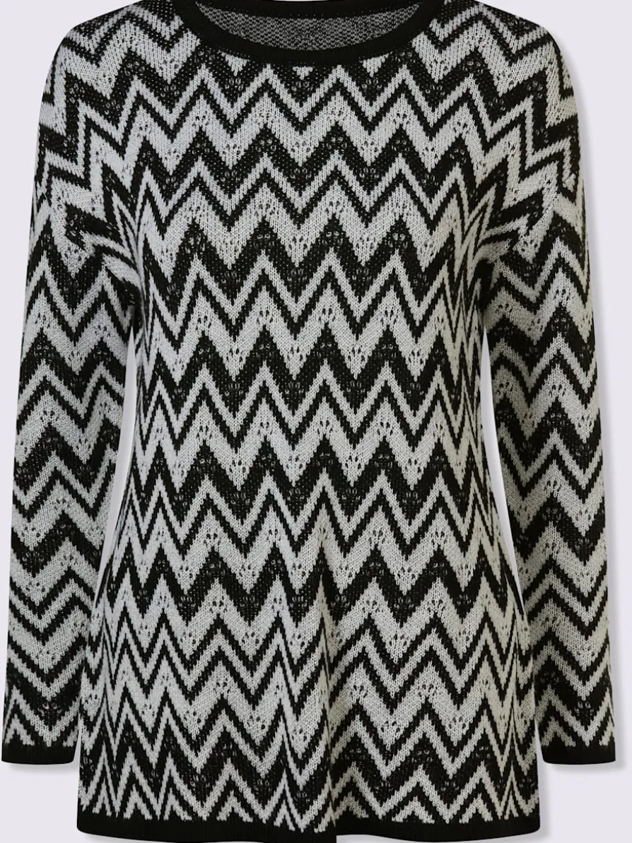 Pull long jolie coupe longue moderne