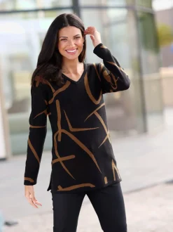 Pull long jolie coupe longue moderne