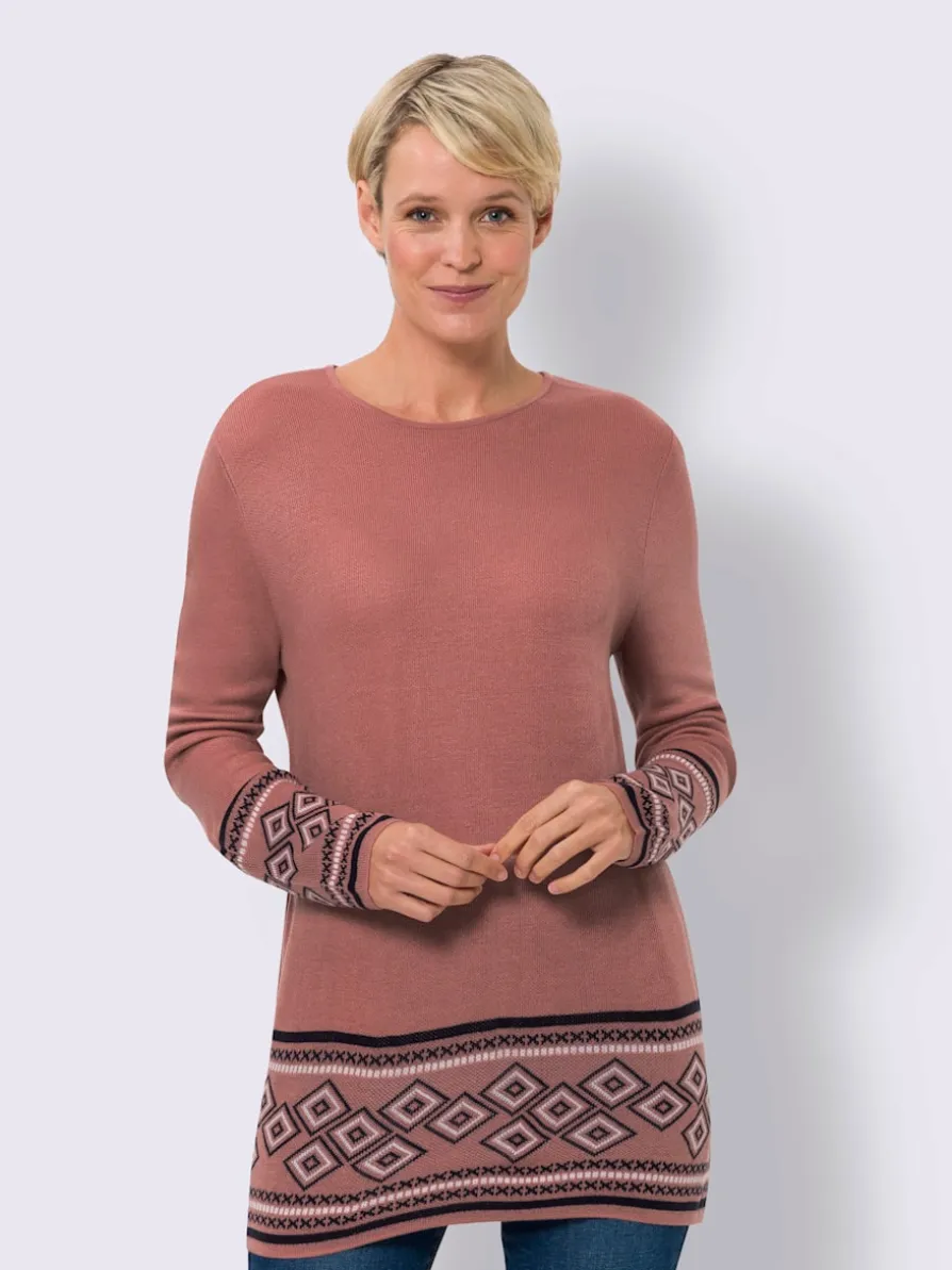 Pull long jolie coupe longue moderne