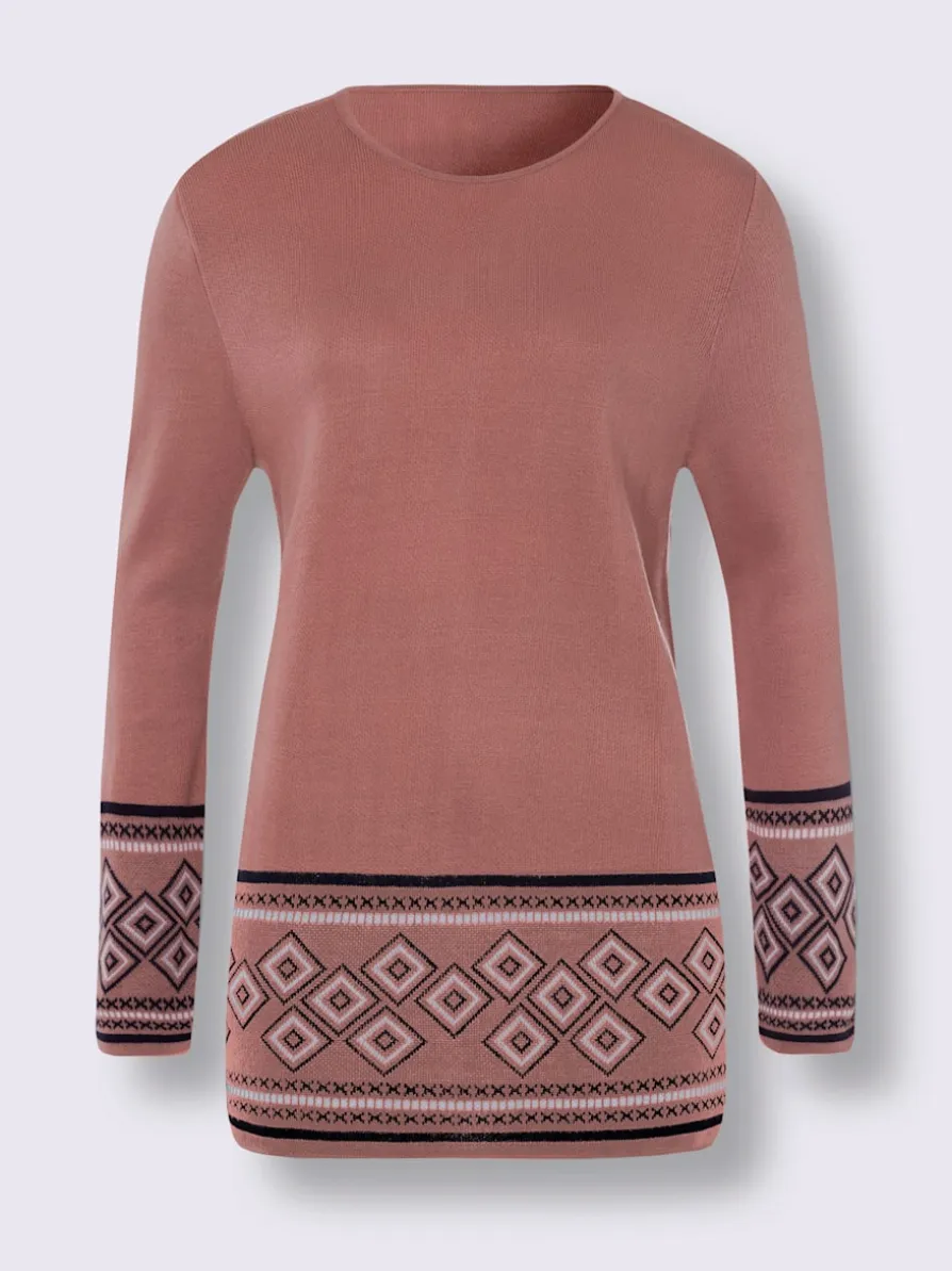 Pull long jolie coupe longue moderne