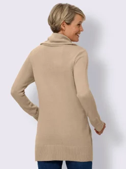 Pull long poches plaquées