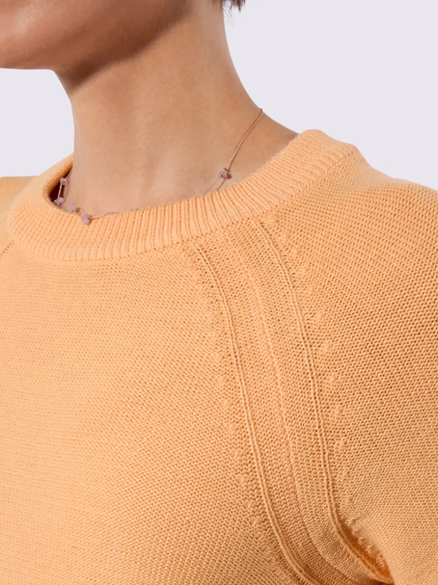 Pull à manches courtes 50% coton