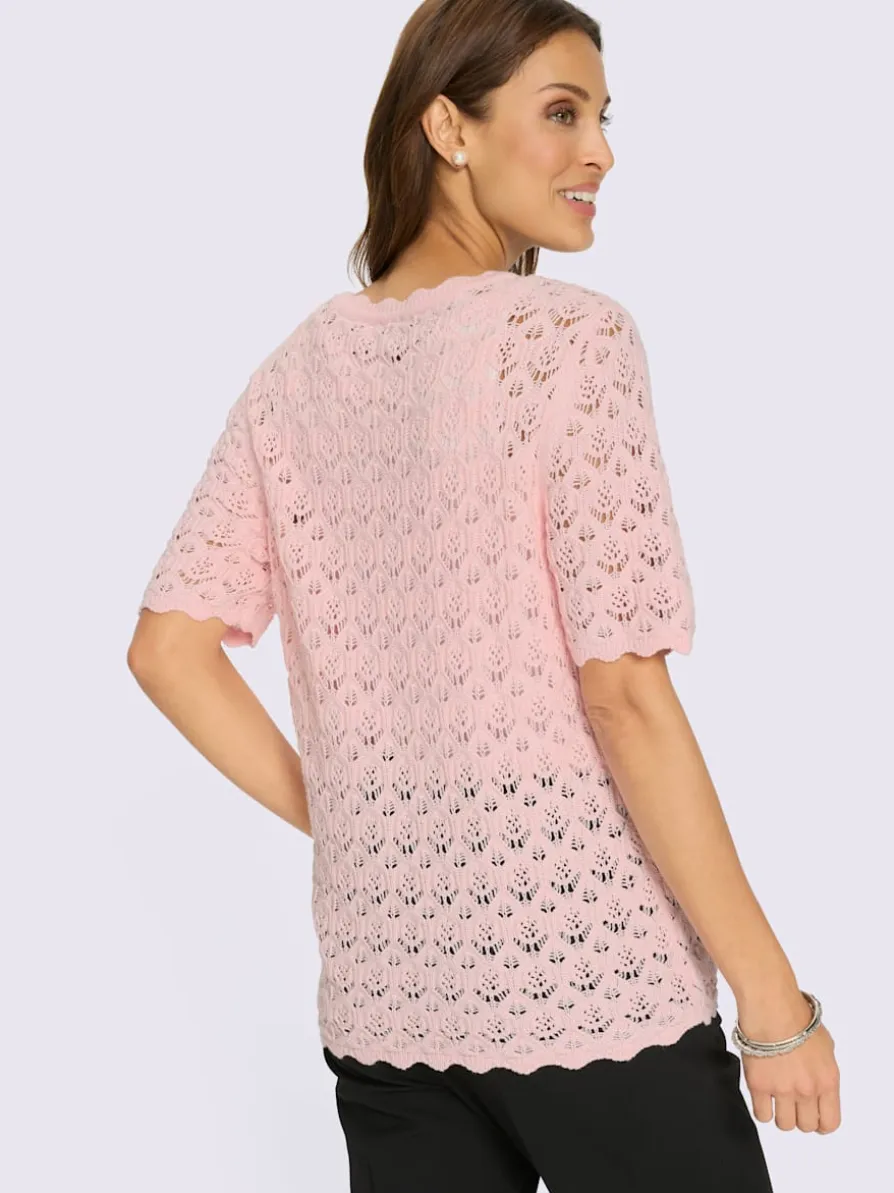 Pull à manches courtes 60% coton