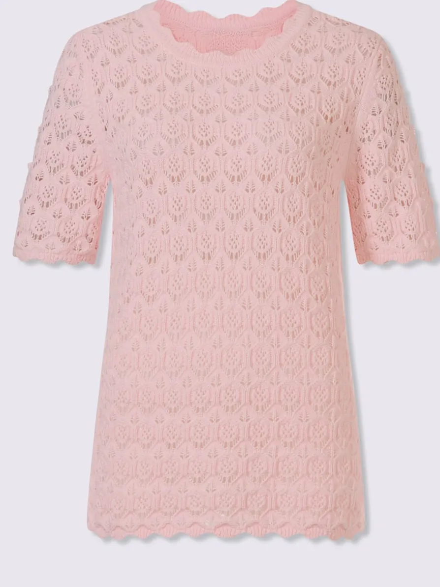 Pull à manches courtes 60% coton
