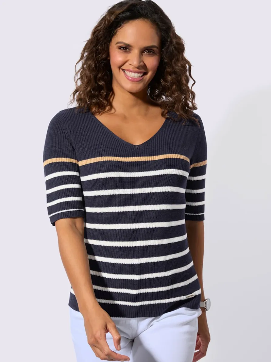 Pull à manches courtes toucher doux