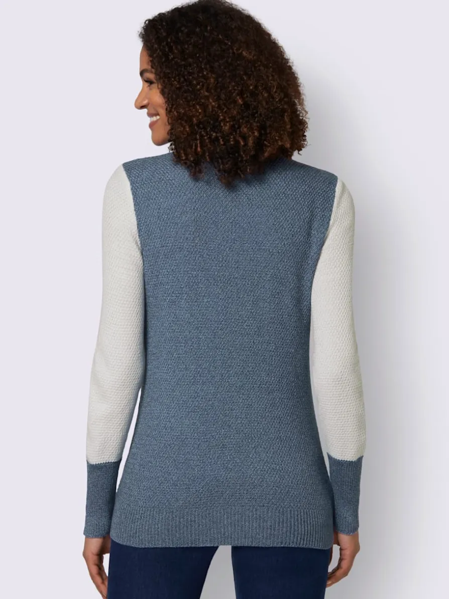 Pull à manches longues 50% coton