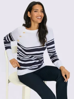 Pull à manches longues manches raglan