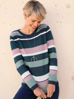 Pull à rayures rayures tendance