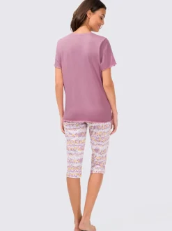 Pyjama court jersey fin