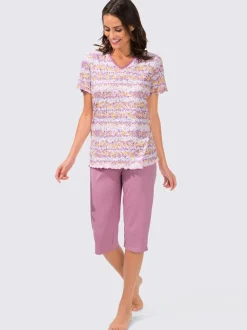 Pyjama court jersey fin
