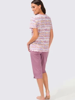 Pyjama court jersey fin