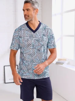 Pyjama court jersey fin