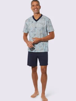 Pyjama court jersey fin