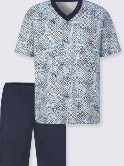 Pyjama court jersey fin