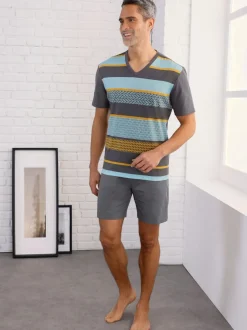 Pyjama court jersey fin